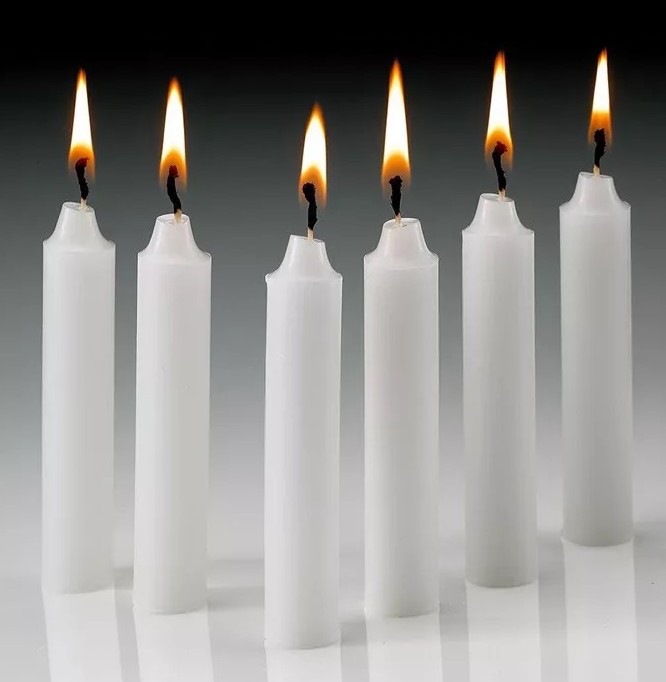 candele religiose all'ingrosso bougie blanche