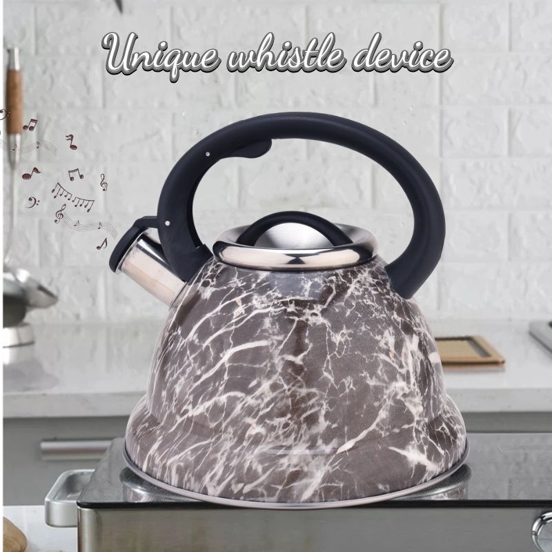 3.2qt Whistling Kettle-Brown