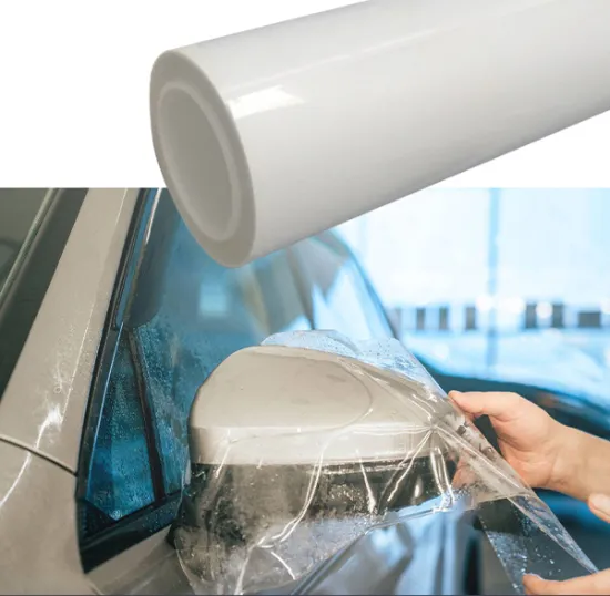 Installing Paint Protection Film on car