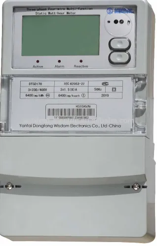 Three Phase Prepayment Smart Energy Meter For Substation Application ...