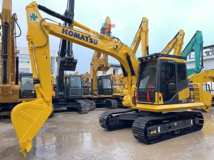Used Komatsu Excavator PC130 Construction Machine