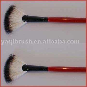 fan shaped powder fan brush