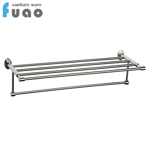 Fuao Wall Mounted Brass Towel Rack Mounting Hardware, High Quality Fuao