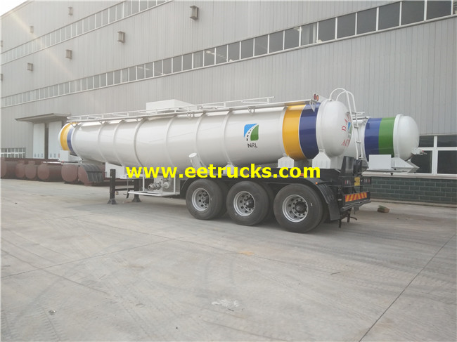 H2SO4 Delivery Tank Semi-Trailers