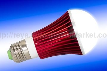 9W Pure คุ้มค่าอุ่นขาวสลับลดแสง LED หลอดแดงเปลือก