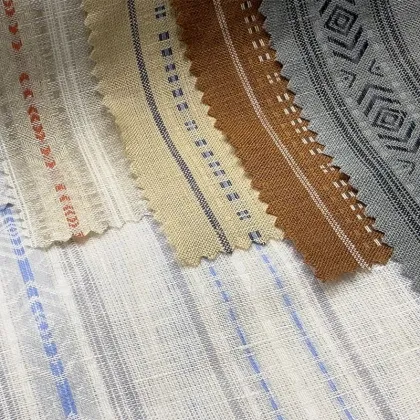 Linen yarn- dye fabric