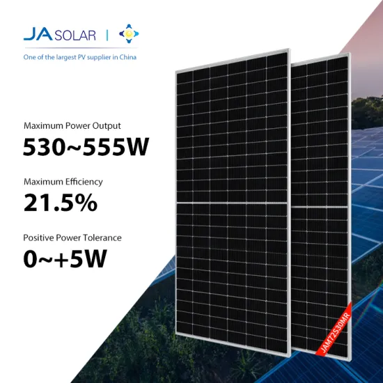 Wholesale JA Solar Panels in China: 530W, 535W, 540W, 545W, 550W, and 555W Solar Panels Available in Stock