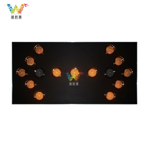 aluminum 1800*900mm traffic warning arrow board led