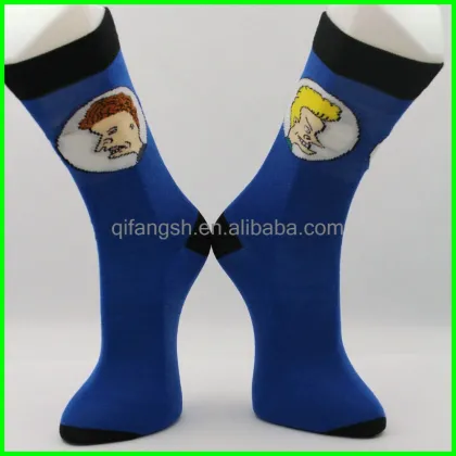 mens character crew socks