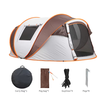  Waterproof 3-4 Person Camping Tent | Portable, Thickened & Automatic Opening for Outdoor Travel and Hiking
