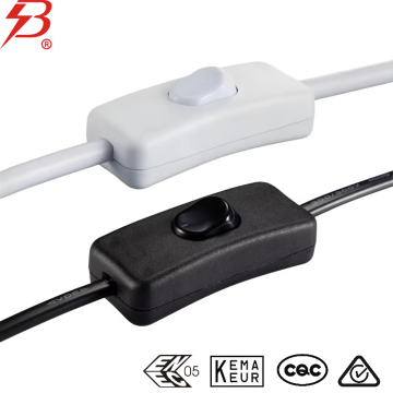 Inline Rocker Switch On Off Control White Black