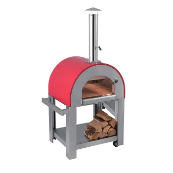 Freestanding Outdoor Wood Charcoal Fired Pizza Oven