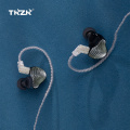 Green TKZK WAVE Hybrid Drivers Hifi Earphone wired