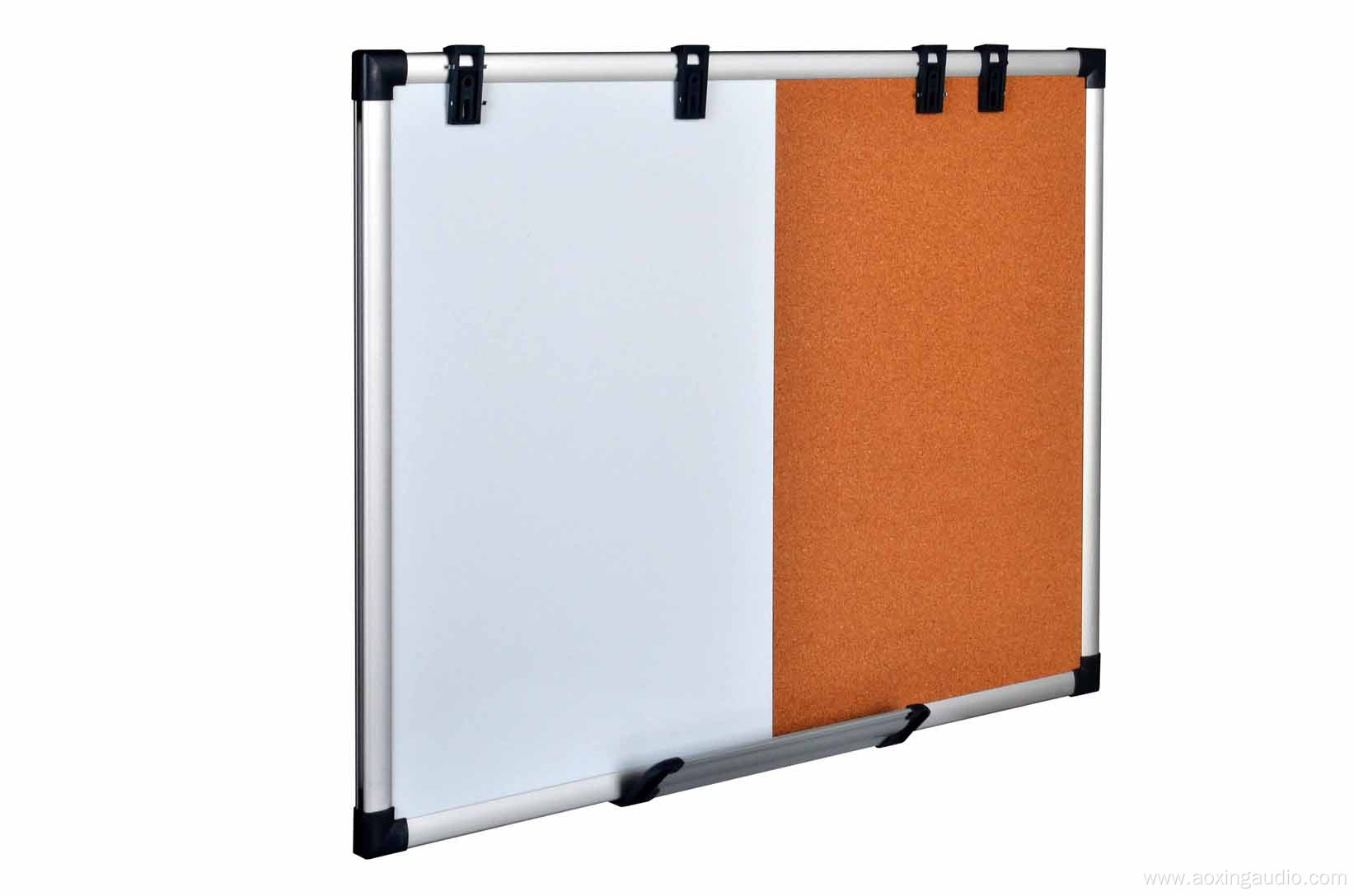 Wall hang noticeboard Green Felt Aluminium frame board