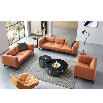 Wholesale L-Shape Leather Office Sofa Set for Sale