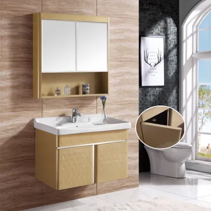 2018 Wholesale Modern Bathroom Cabinet Vanity with Washing Machine