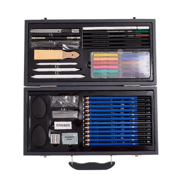 Professional 50 Pcs Sketching Pencils Set - High Quality Art Gift