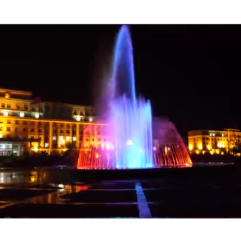 Large Hotel Programmed Fountain