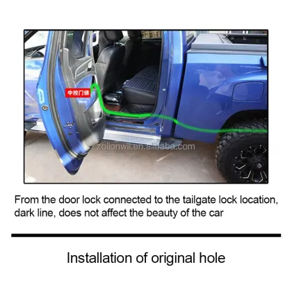 Zolionwil Central Locking System for Hilux Revo Pickup - Power Tailgate Lock