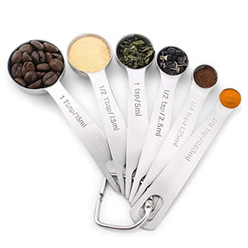 Premium Heavy Duty 18/8 Stainless Steel Measuring Spoons Cups Set
