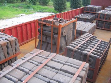 High Abrasion Performance Steel Cement Mill Liners More Than Hrc50 , Ak49-88j