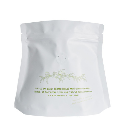 Customised Double Zipper Plant Based Coffee Bag