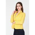 Slim Down Cotton Suit Yellow Down Cotton Jacket Factory