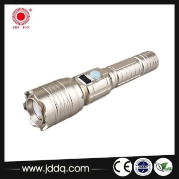 Portable torch Led rechargeable high power flashlight