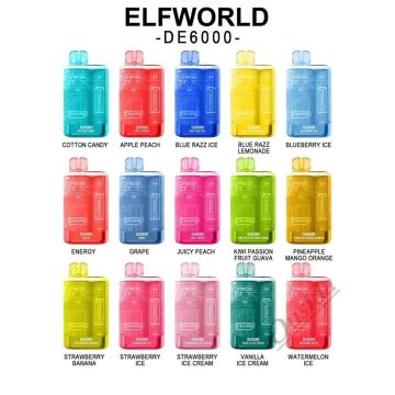 Wholesale Disposable Vape Elfworld DE6000 Puffs