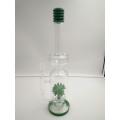 Excellent Double Chamber Glass Bongs with Fancy Percolators