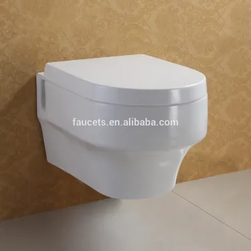 Round White Wash Down Bathroom Toilet