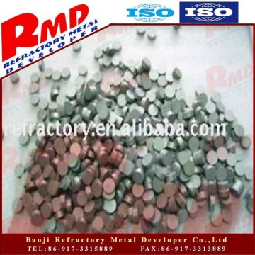 Polished tungsten copper alloy