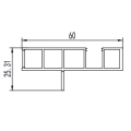 Extrusionsform für Aluminiumlegierungs Deckenlampenecke