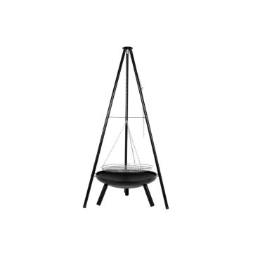 Wholesale Outdoor Charcoal Integral Cast Iron Tripod Durable BBQ Grill