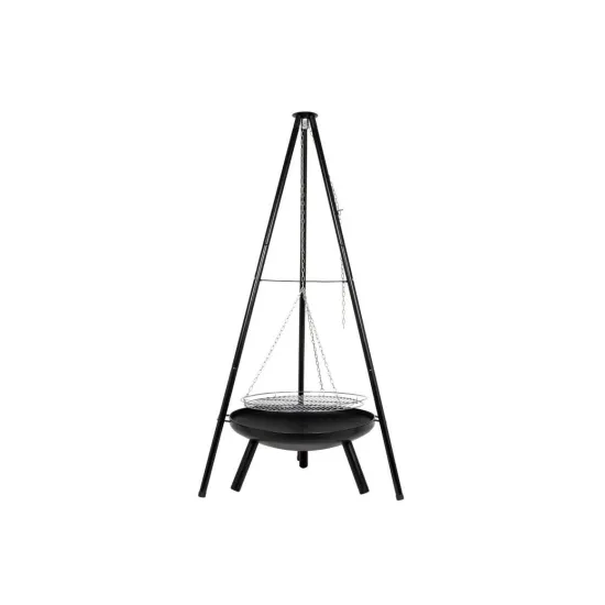 Wholesale Outdoor Charcoal Integral Cast Iron Tripod Durable BBQ Grill