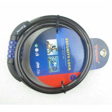 Electronic security bicycle lock adjust 4 numbers locks for cycling waterproof