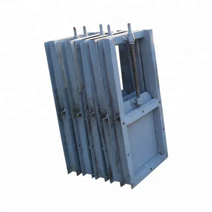Pneumatic knife gate valve