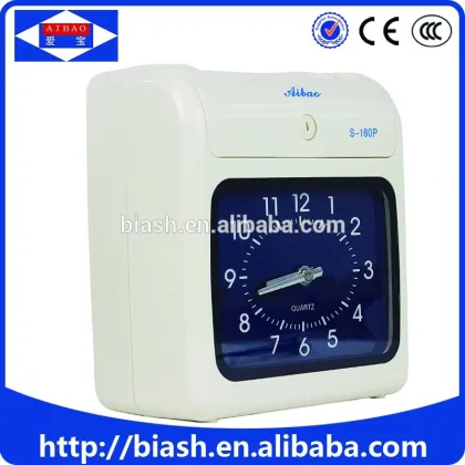 office punch card time record attendance machine