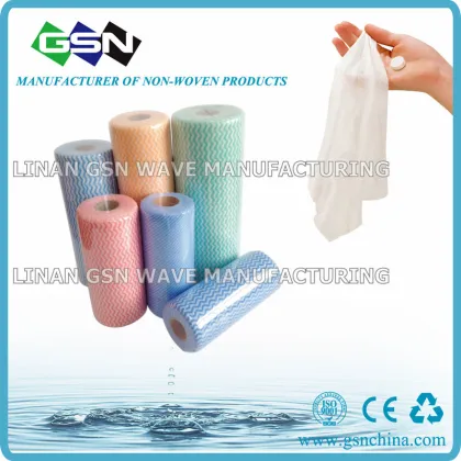 Spunlace multi-purpose cleaning wipes kitchen utensils clean wipes in roll