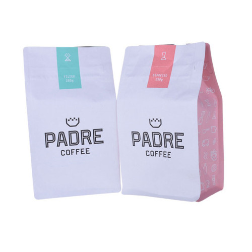 Kraft Paper Aluminum Foil Coffee Sacos de embalagem