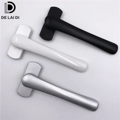 Aluminum sliding door handles lever zinc alloy handle & knob hardware