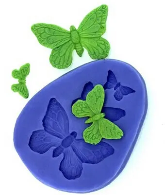 Butterfly Set Fondant Mold Silicone Sugar Mold Craft Molds DIY Gumpaste Flowers Cake Decorating