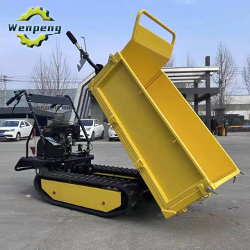 Mini Crawler Dumper 300kg Gasoline Manual Dump Truck