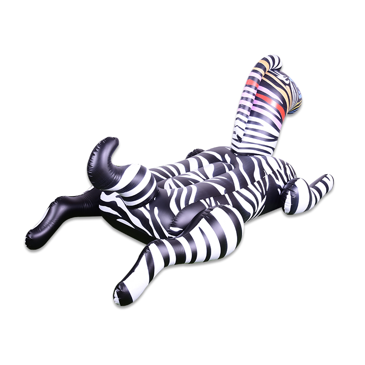 Zebra shaped Inflatable pool float