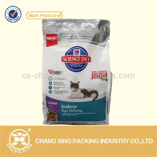 Resealable plastic dog pet food packaging bag for puppy milk powder packing