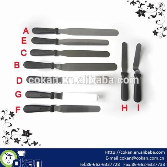 Stainless steel cake spatula,icing spatula,pastry spatula CK-3075