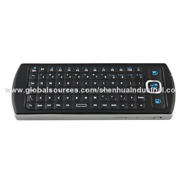 Bluetooth keyboard with infrared smart learning TV remote control