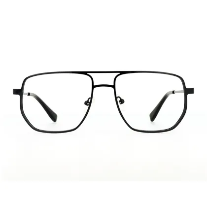 Ultralight Titanium Pilot Blue Cut Glasses for Men - New Fashion Business Eyeglass Frame