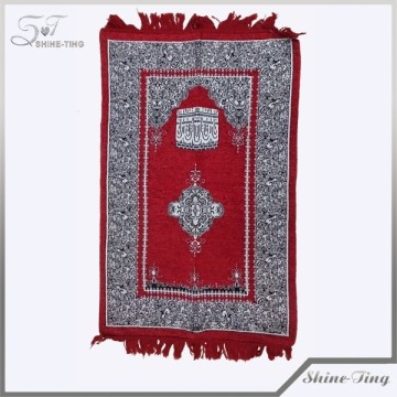 Best-selling 100% polyester classical muslim prayer carpet