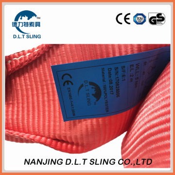 Safety Webbing Sling Duplex Heavy Duty Polyester Web Round